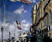 克劳德 莫奈 : The Hotel Des Roches Noires At Trouville